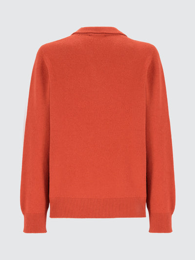 Polo in lana e cashmere long sleeves
