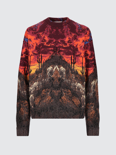 Oniric Desert jacquard jumper