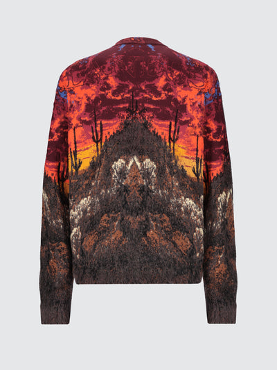 Oniric Desert jacquard jumper