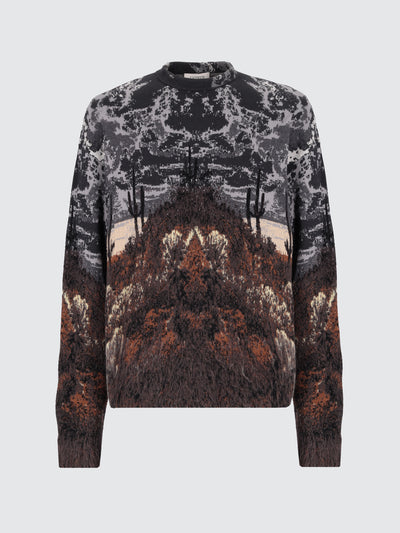 Oniric Desert jacquard jumper