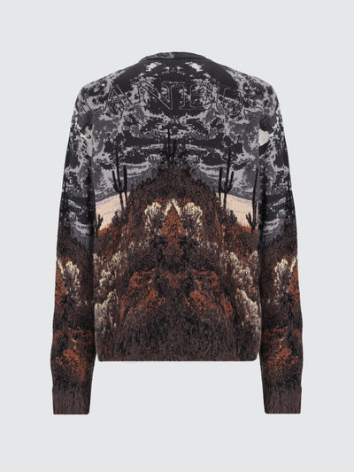 Oniric Desert jacquard jumper