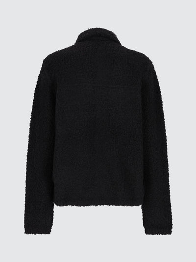 Giacca trucker in maglia bouclé