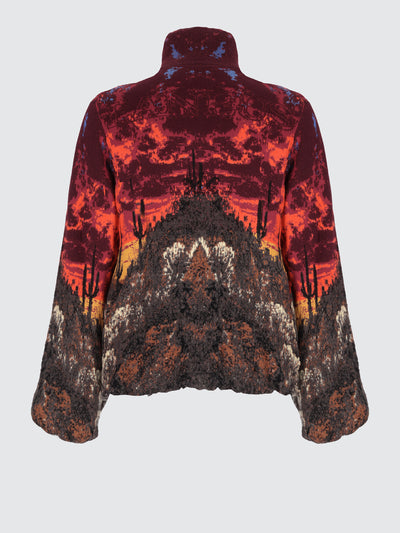 Bomber imbottito jacquard Oniric Desert