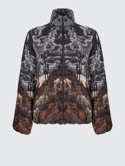 Bomber imbottito jacquard Oniric Desert