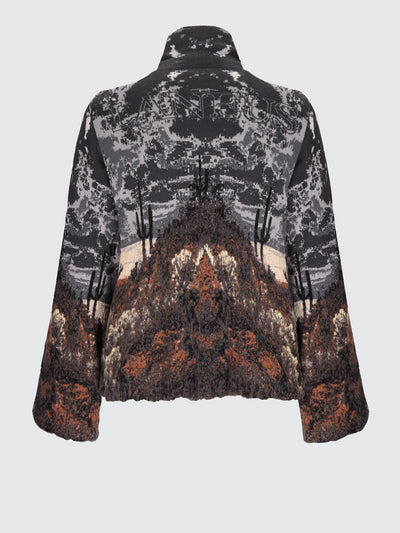 Bomber imbottito jacquard Oniric Desert