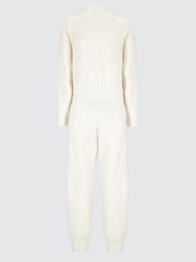 Tuta comfy in lana e alpaca