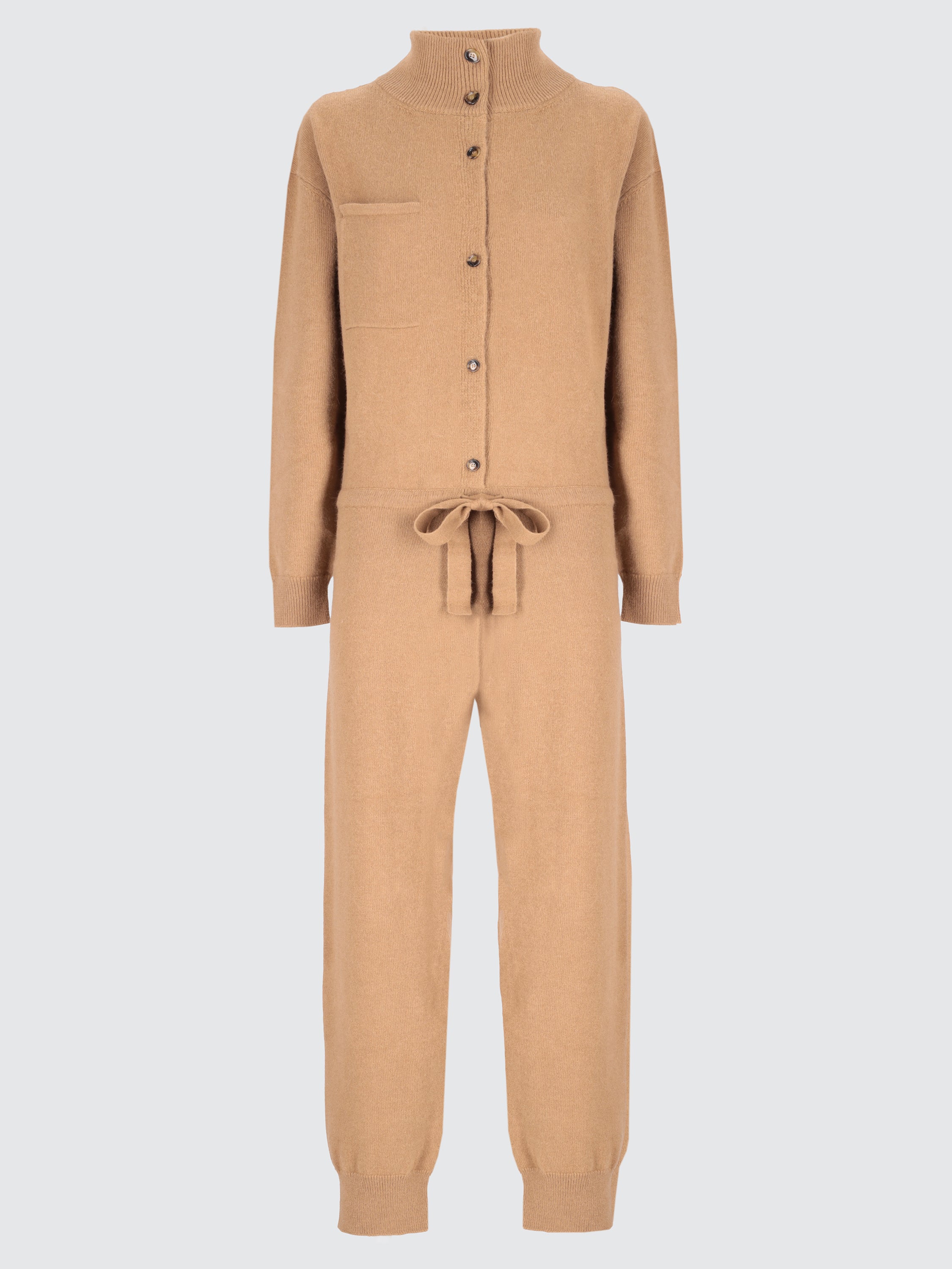 Wool and alpaca knit jumpsuit