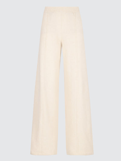 Pantaloni leisure in cashmere