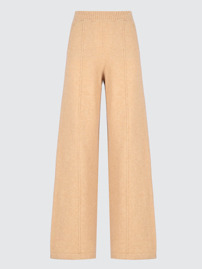 Pantaloni leisure in cashmere