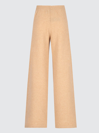 Pantaloni leisure in cashmere