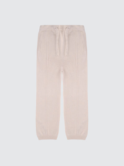 Pantaloni comfy in lana e cashmere