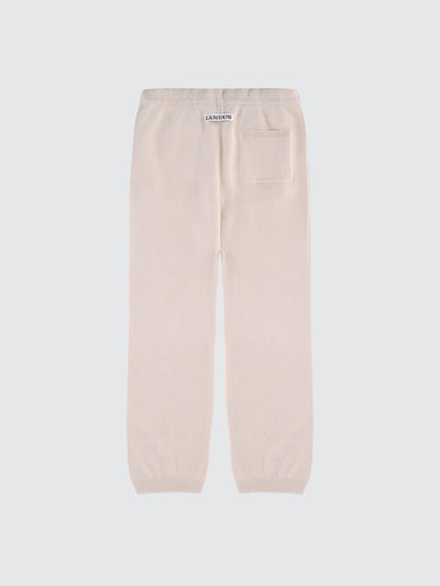 Pantaloni comfy in lana e cashmere