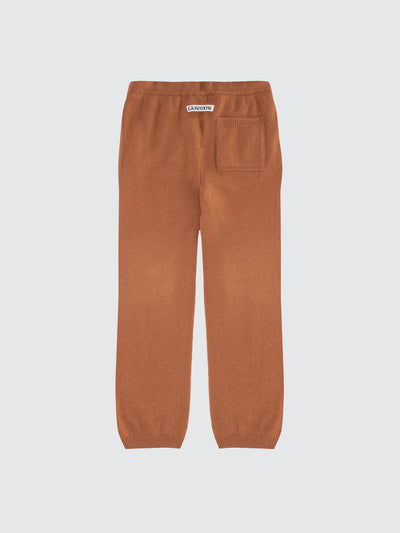 Pantaloni comfy in lana e cashmere