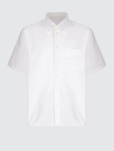 Camicia boxy in popeline