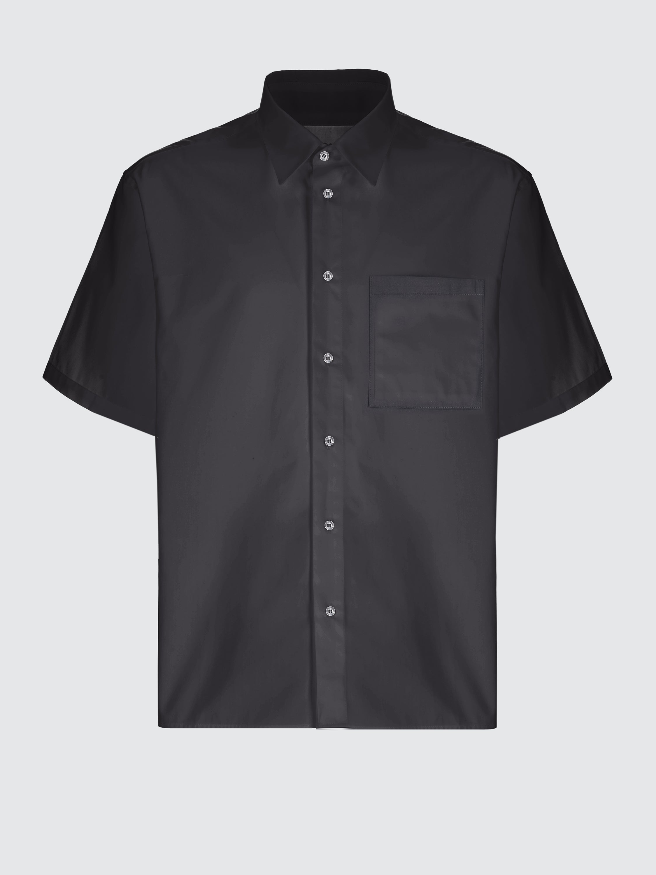 Camicia boxy in popeline