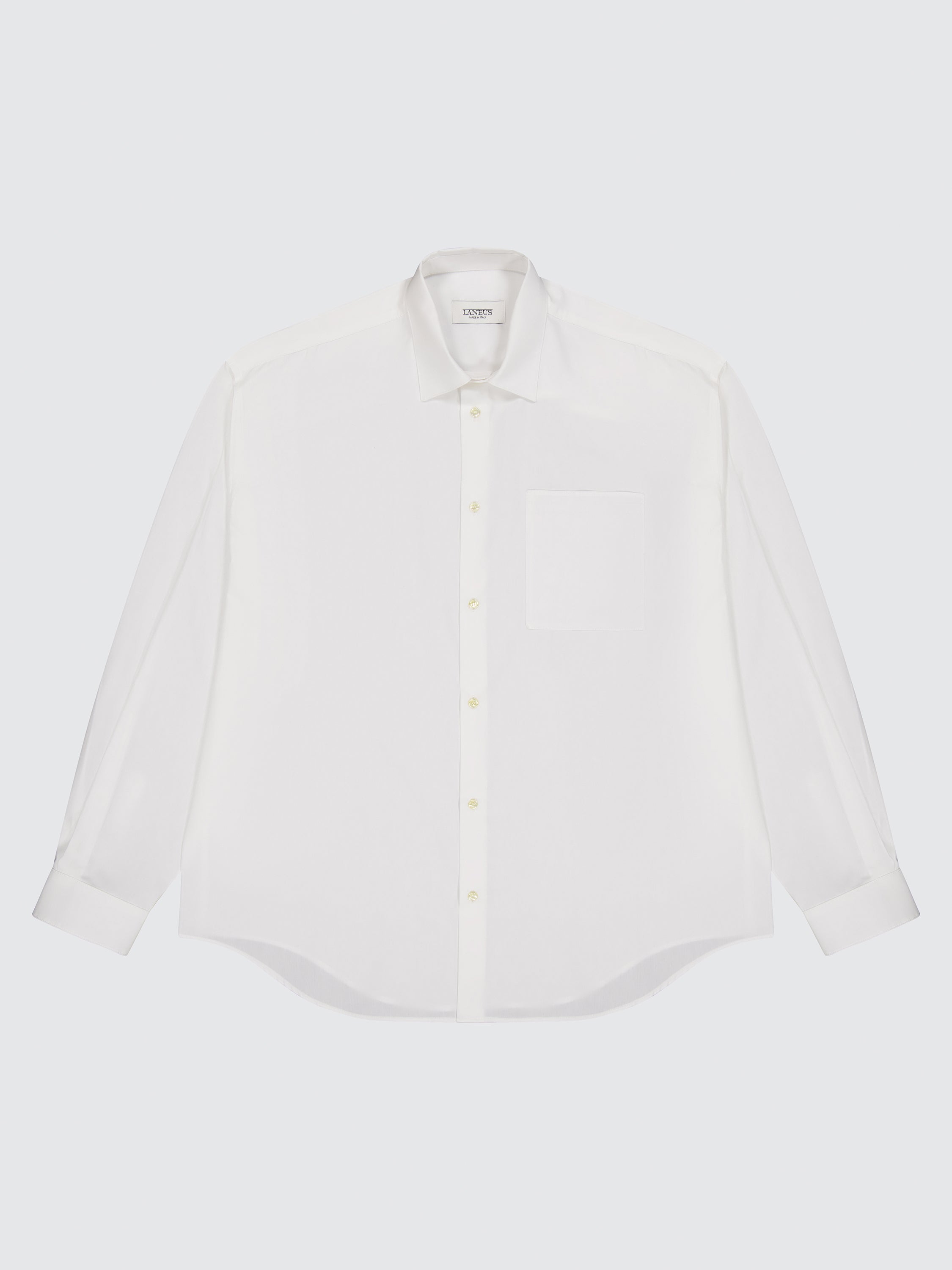 Camicia boxy in popeline