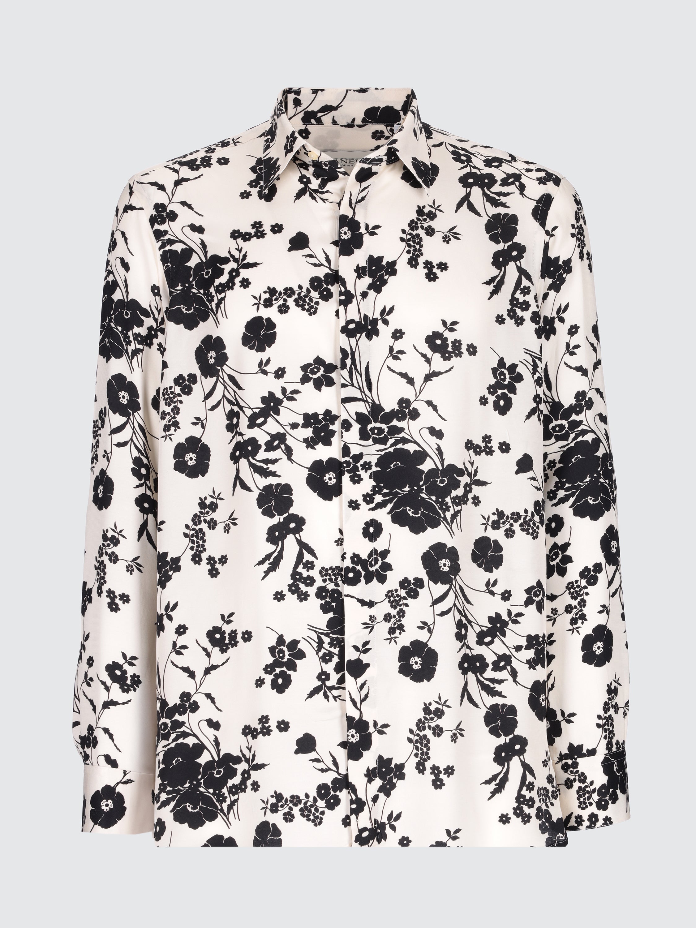 Camicia stampata oversize