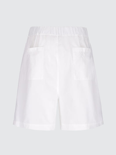 Bermuda gamba larga in popeline