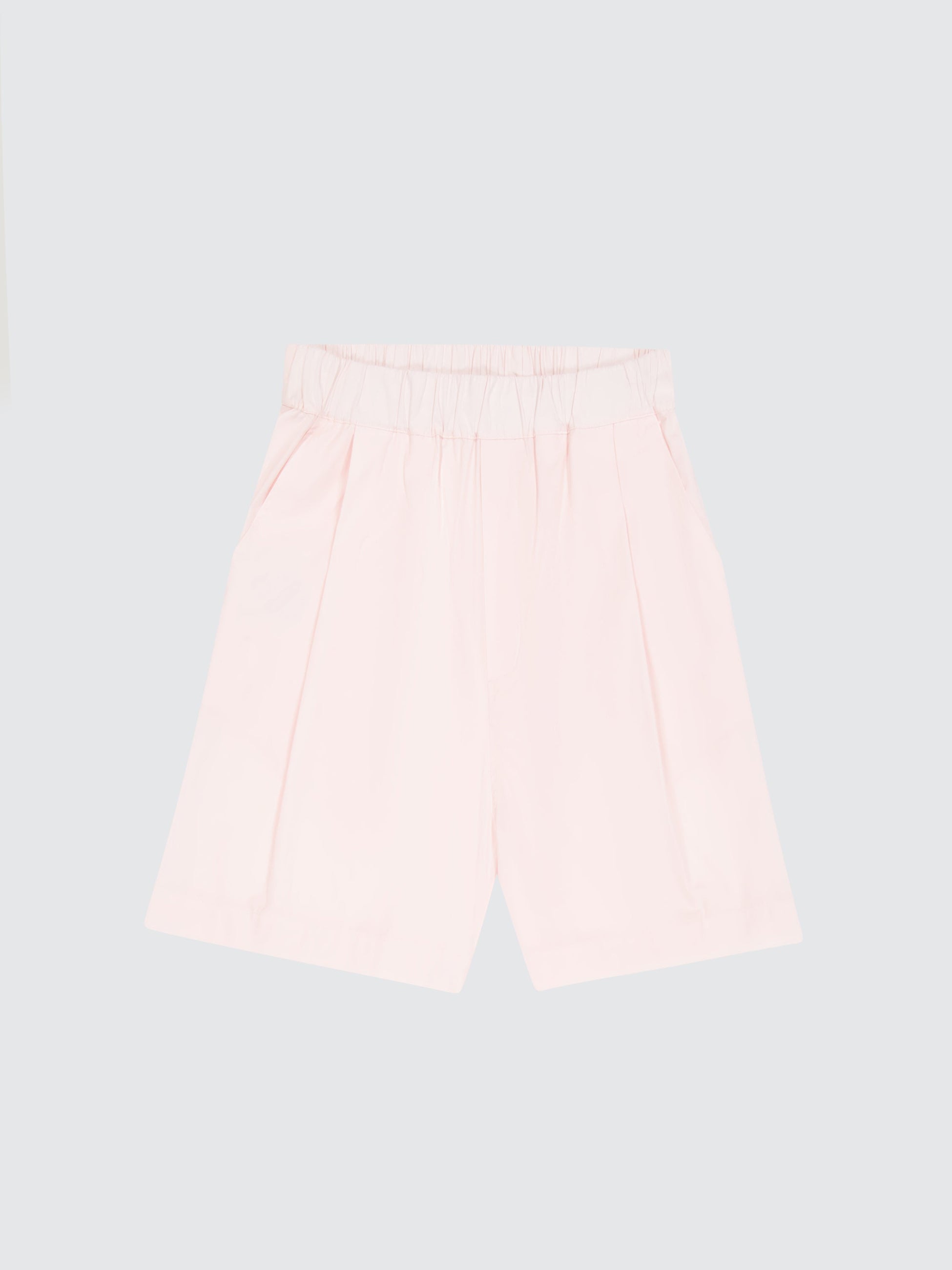 Bermuda gamba larga in popeline