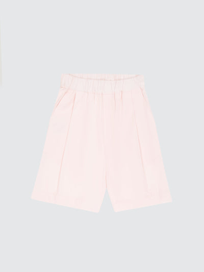 Bermuda gamba larga in popeline