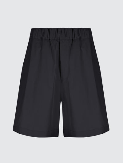 Bermuda gamba larga in popeline