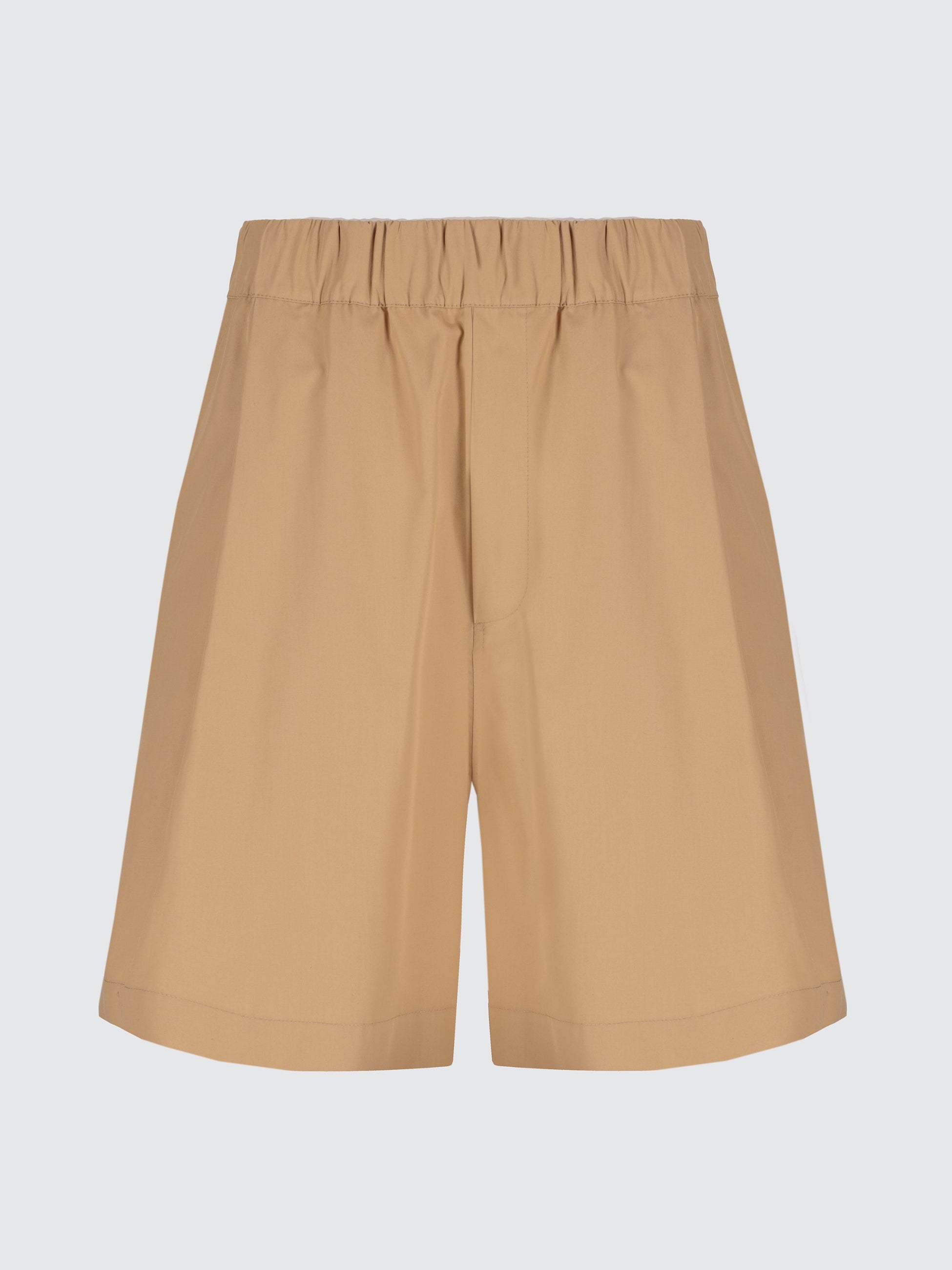 Bermuda gamba larga in popeline