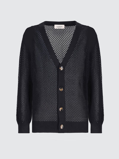 Cardigan boxy in maglia