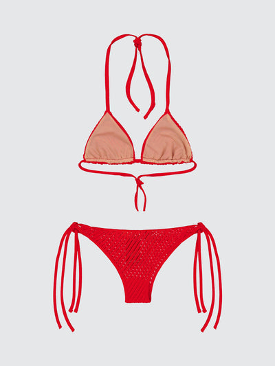Bikini a triangolo in maglia