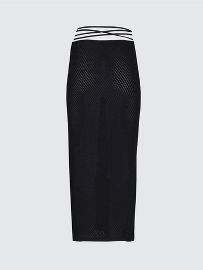 Longuette a portafoglio in maglia