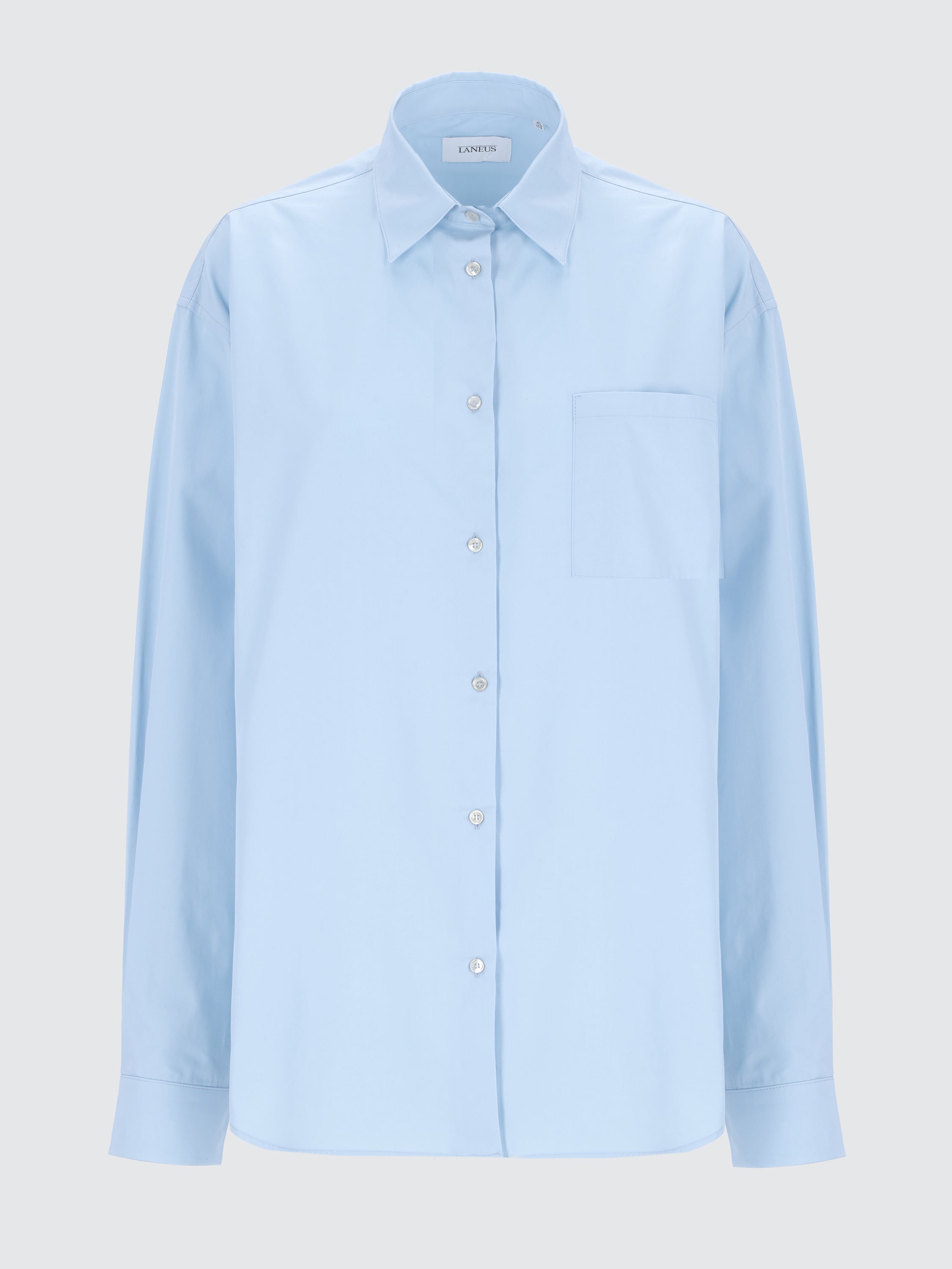 Camicia oversize in popeline di cotone