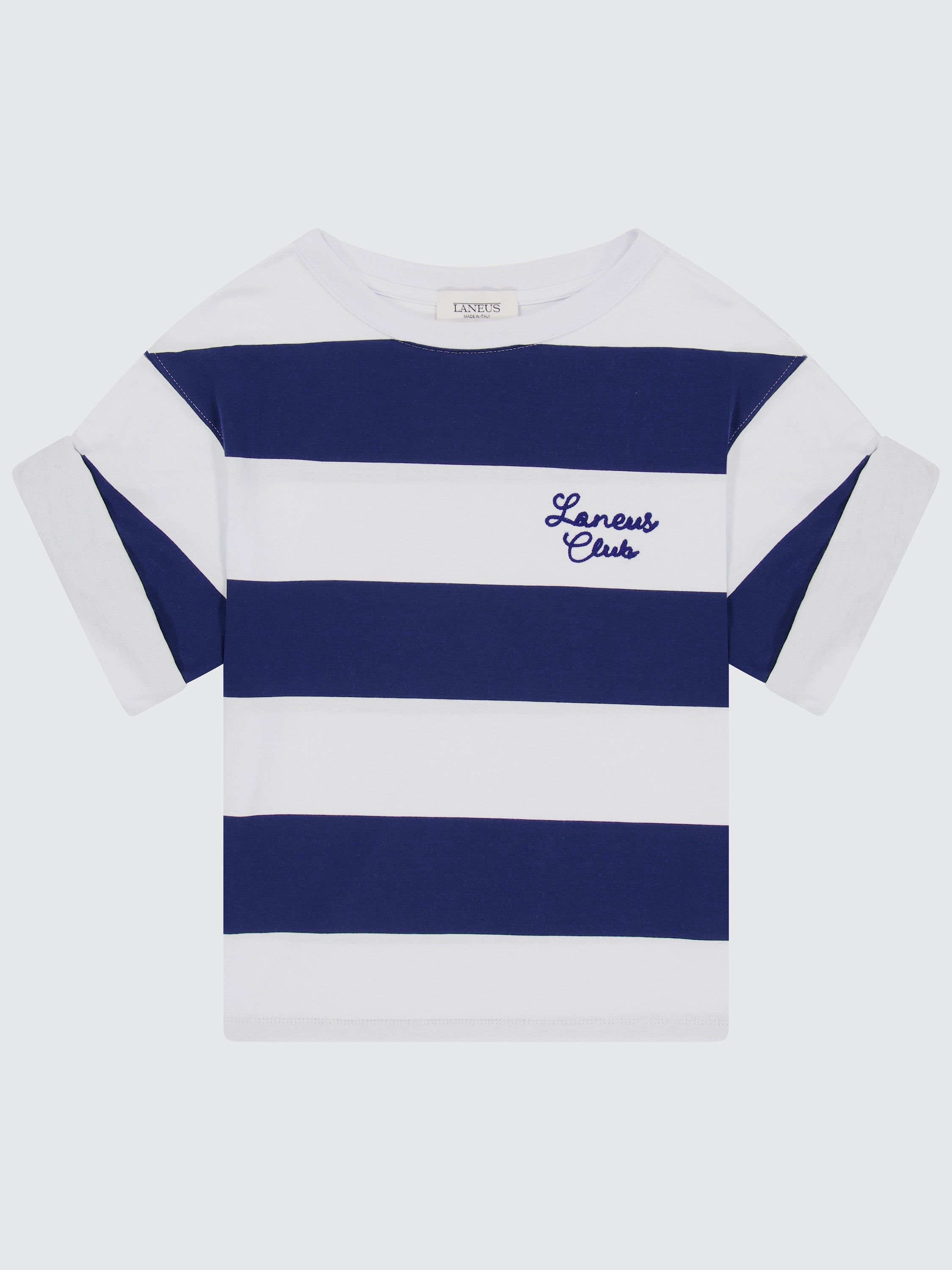 T-shirt Laneus Club in jersey di cotone