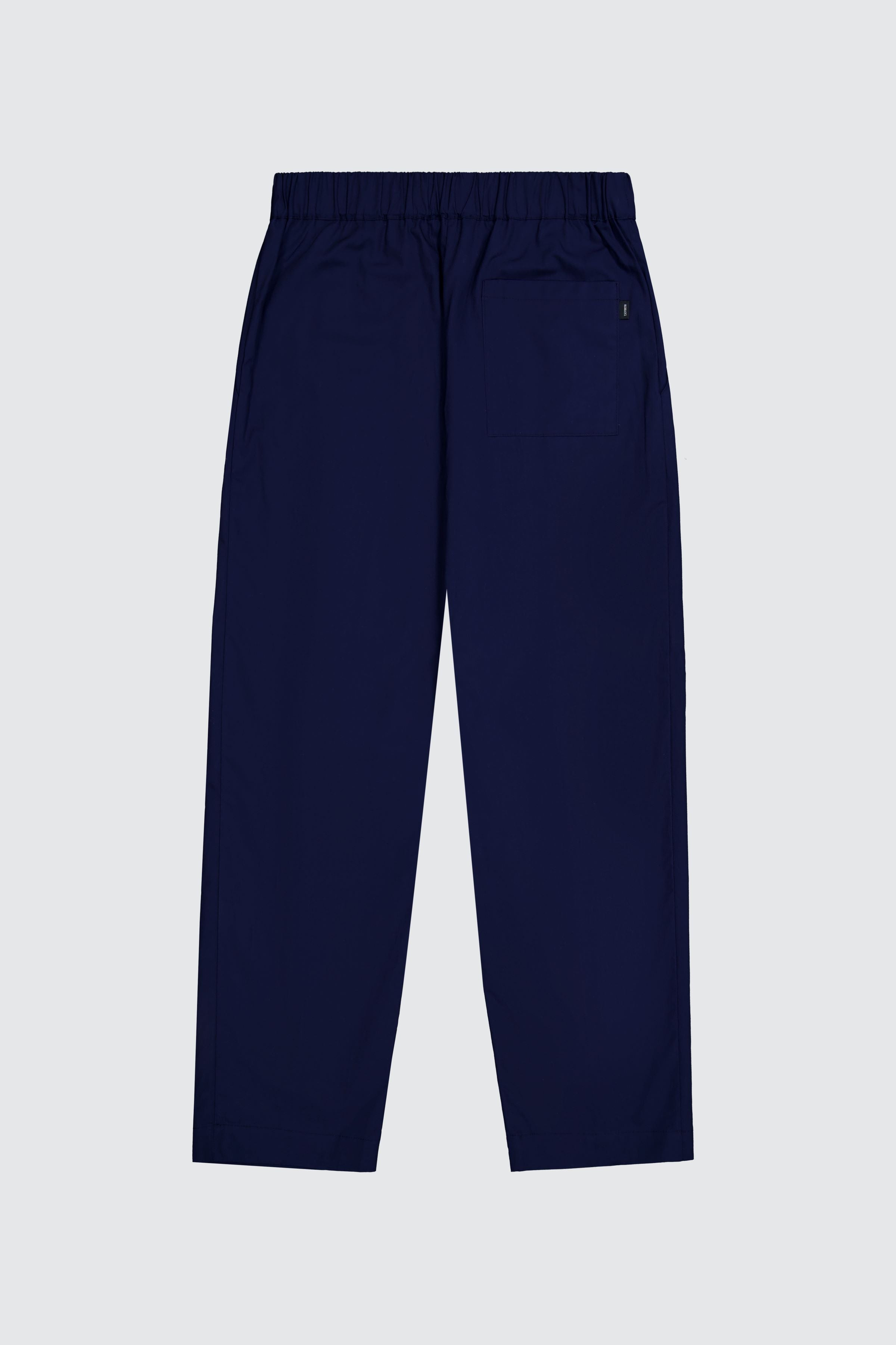 Laneus pantalone blu navy dal fit oversize