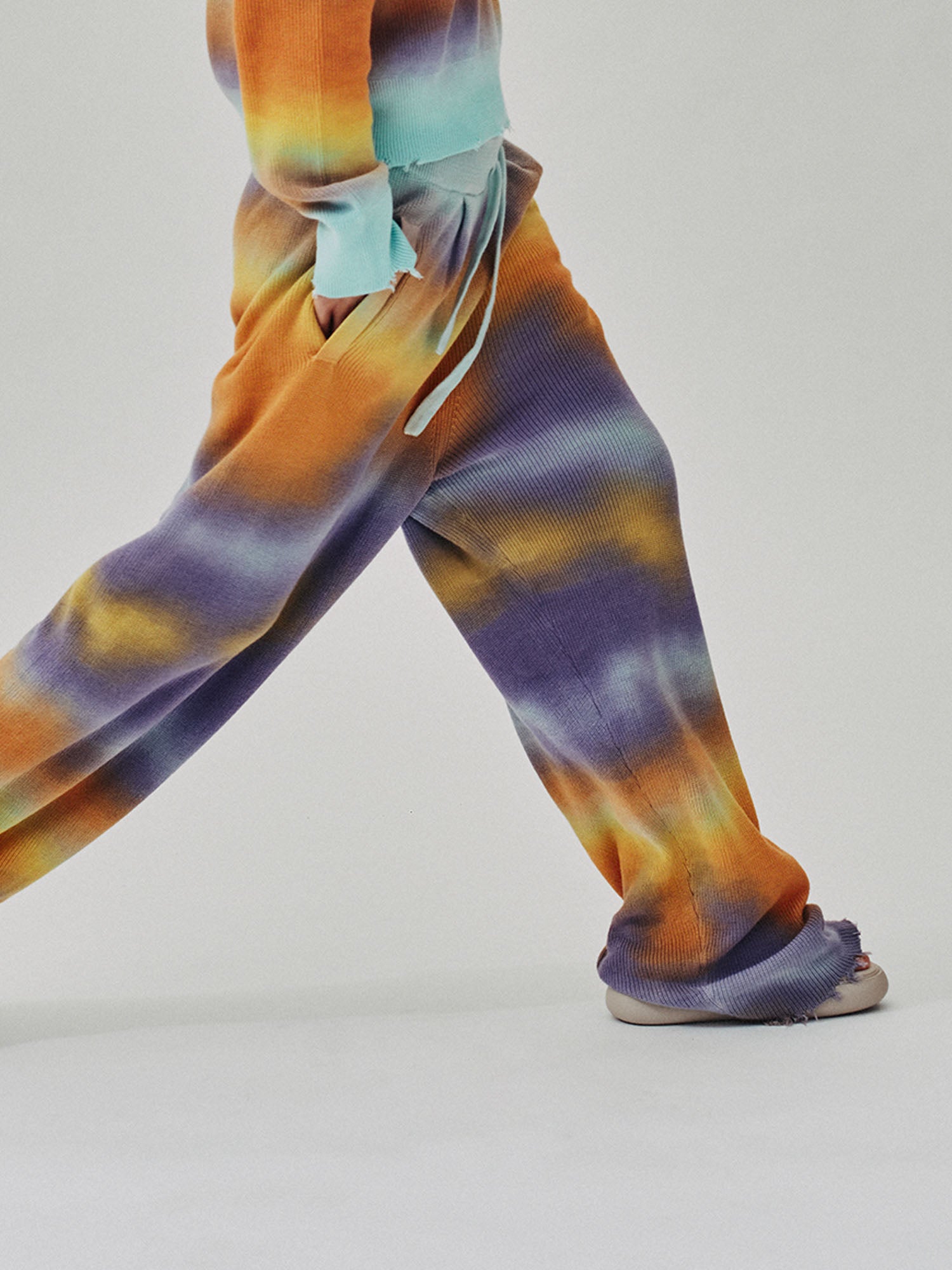 TIE DYE WIDE PANTS