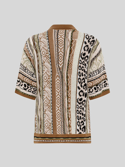 CAMICIA IN MAGLIA JACQUARD