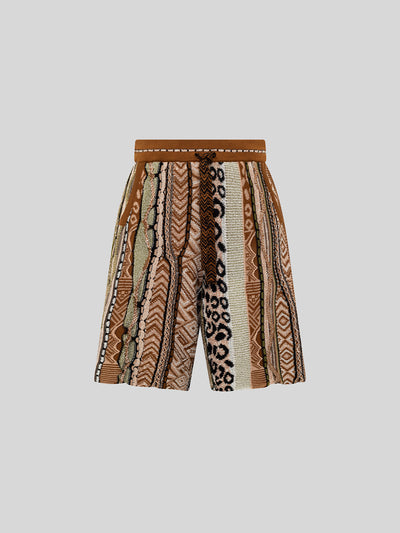 JACQUARD BERMUDA SHORTS