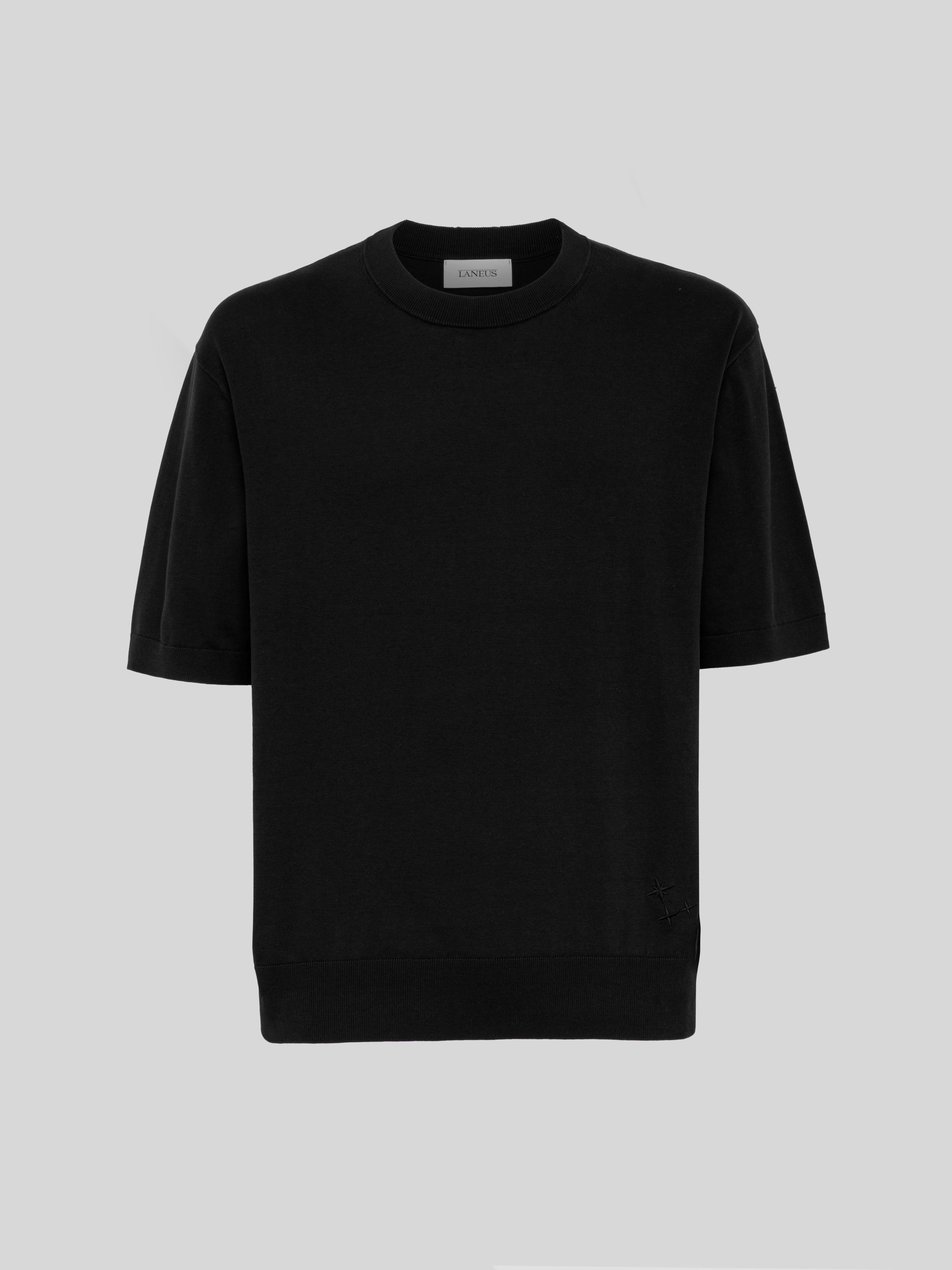 T-SHIRT GIROCOLLO IN COTONE