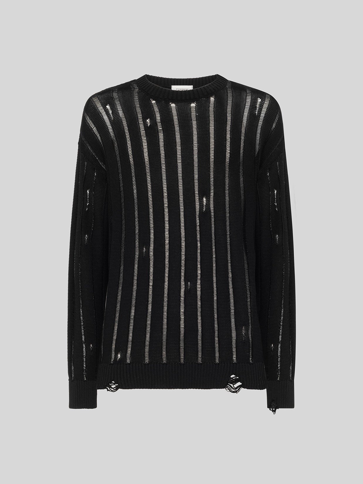 DESTROYED CREW NECK SWEATER