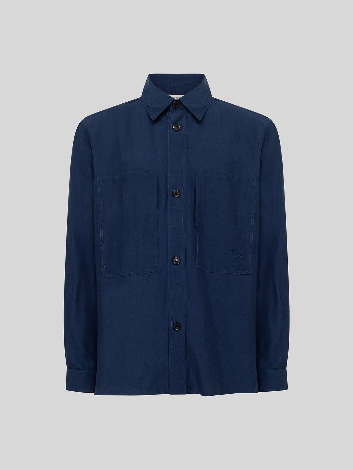OVERSHIRT IN LINO E VISCOSA