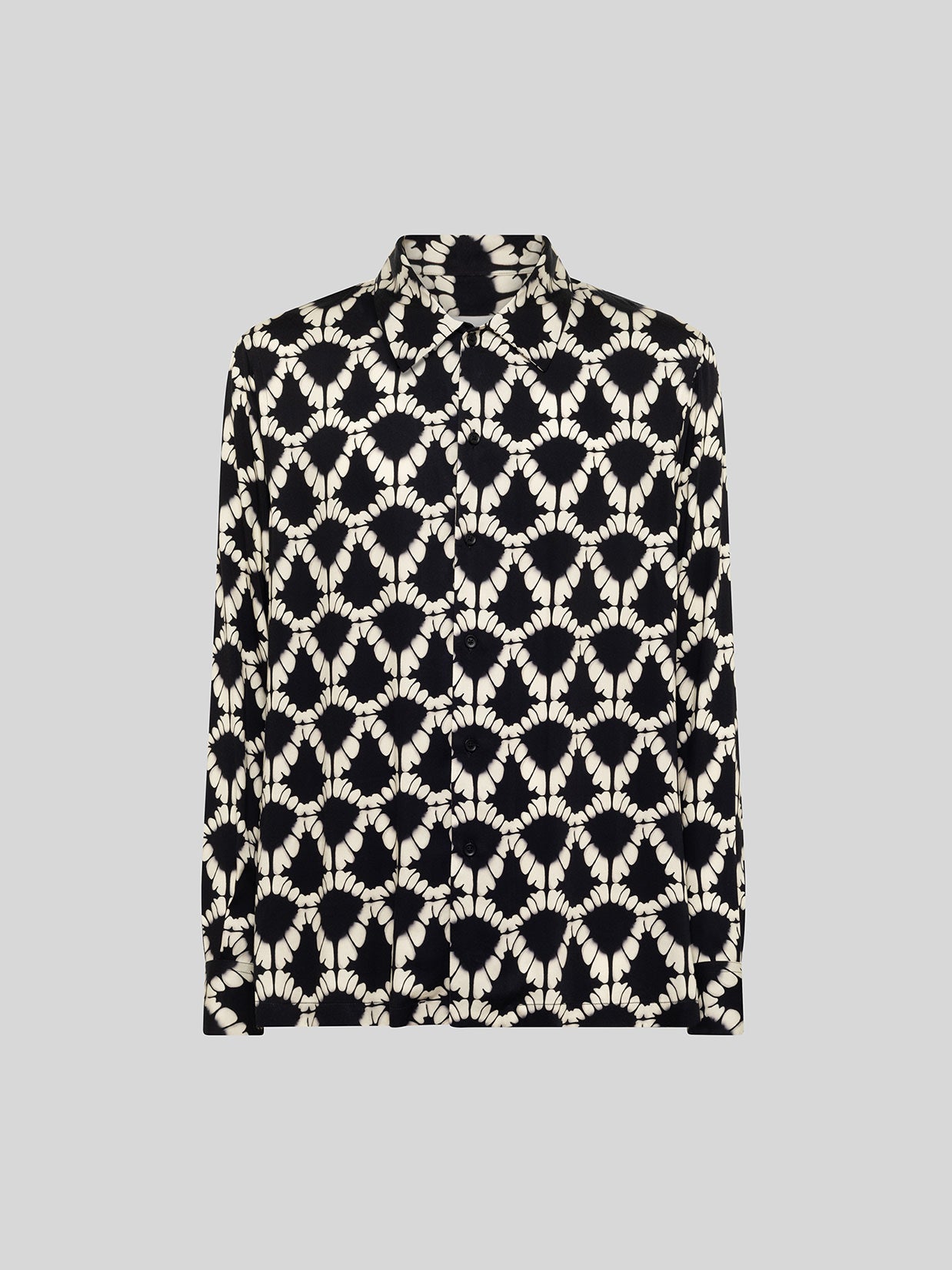 CAMICIA A MANICHE LUNGHE IN VISCOSA