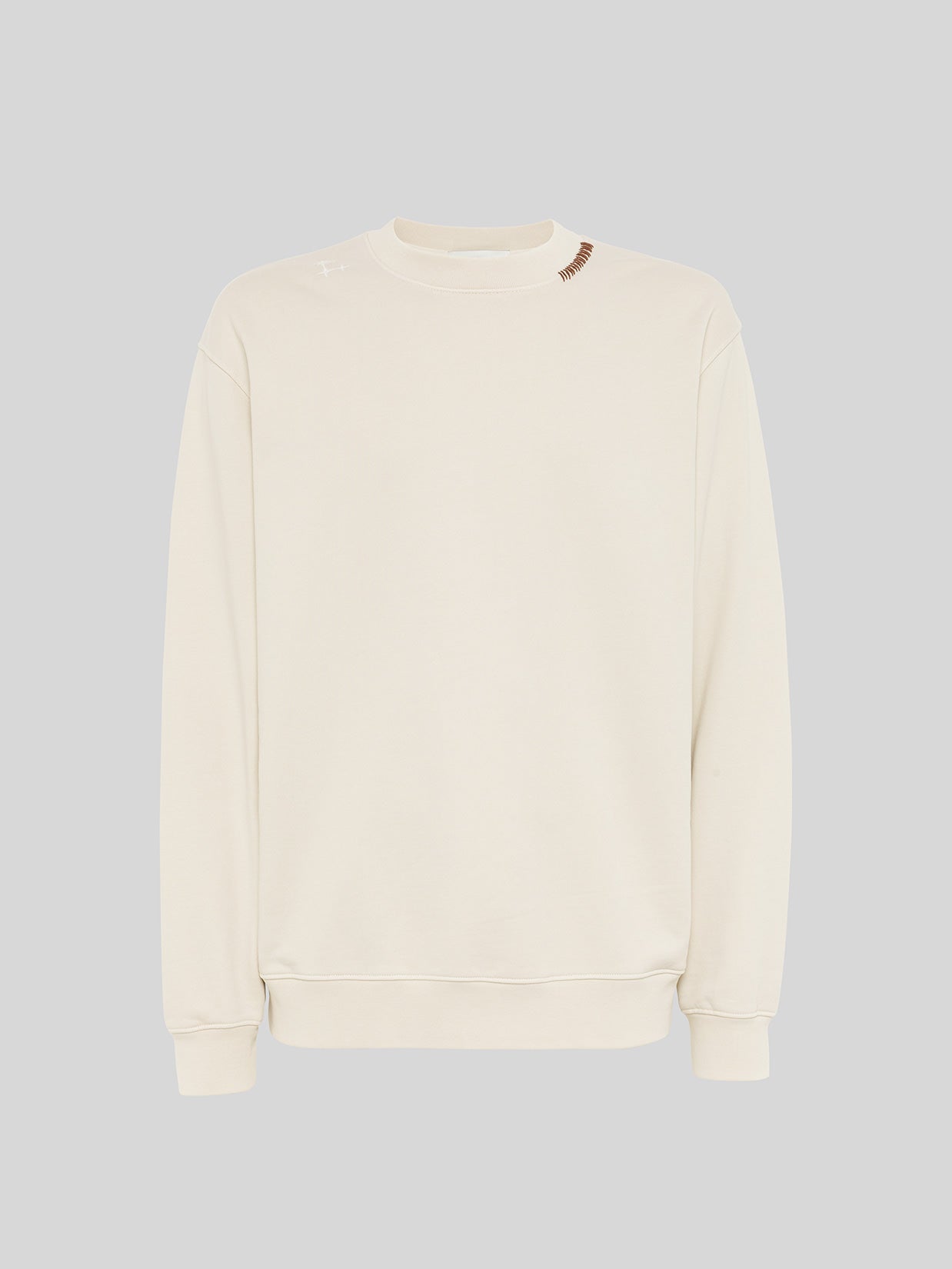 FELPA GIROCOLLO IN COTONE