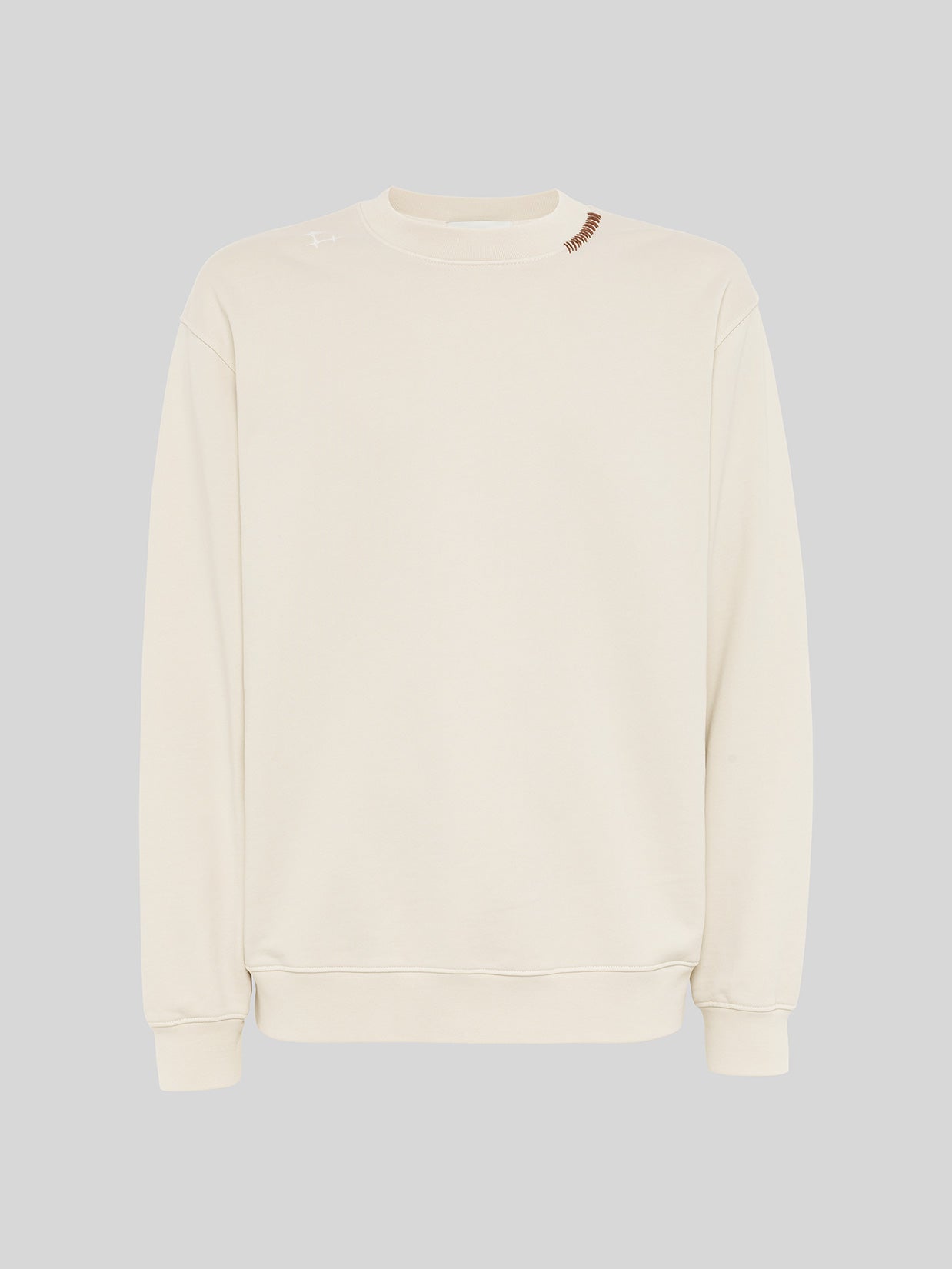 FELPA GIROCOLLO IN COTONE