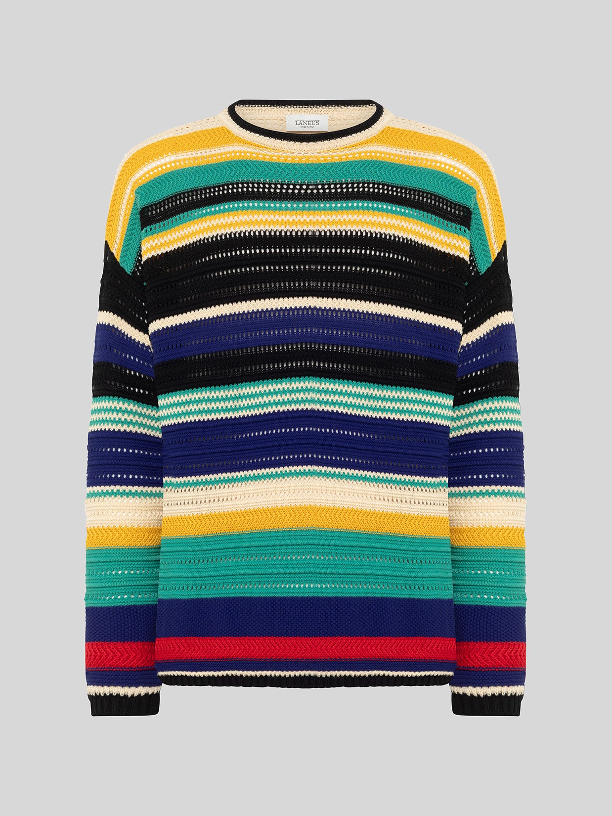 MAGLIA GIROCOLLO A RIGHE