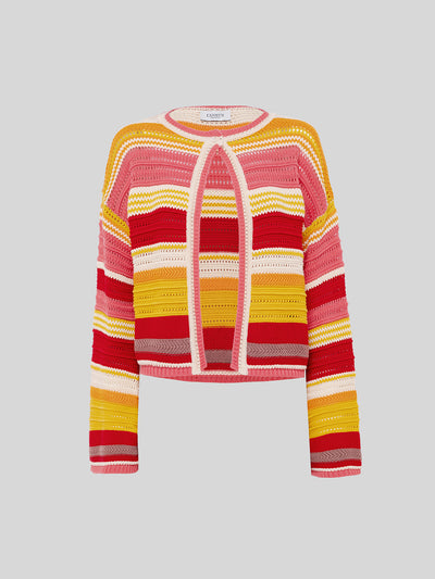 CARDIGAN BOXY IN MAGLIA