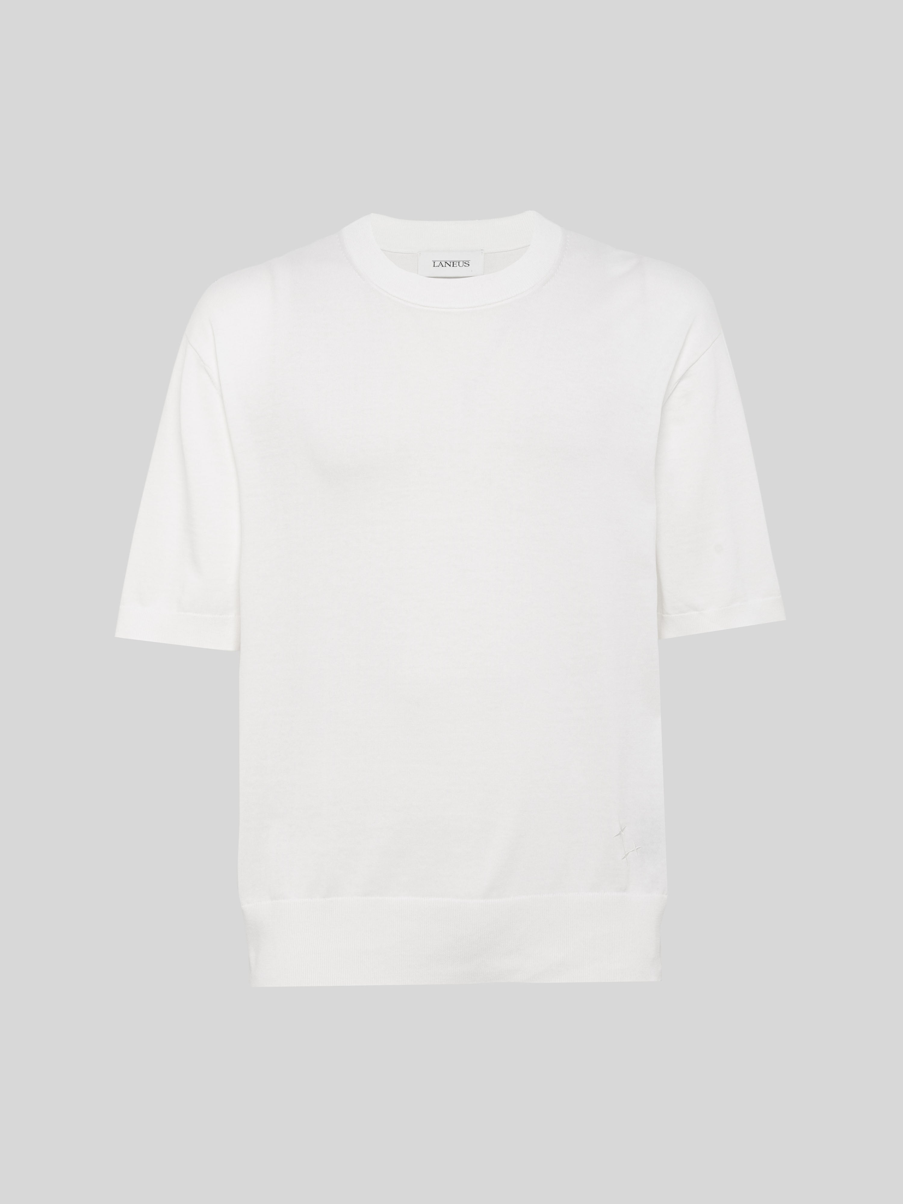 T-SHIRT GIROCOLLO IN COTONE