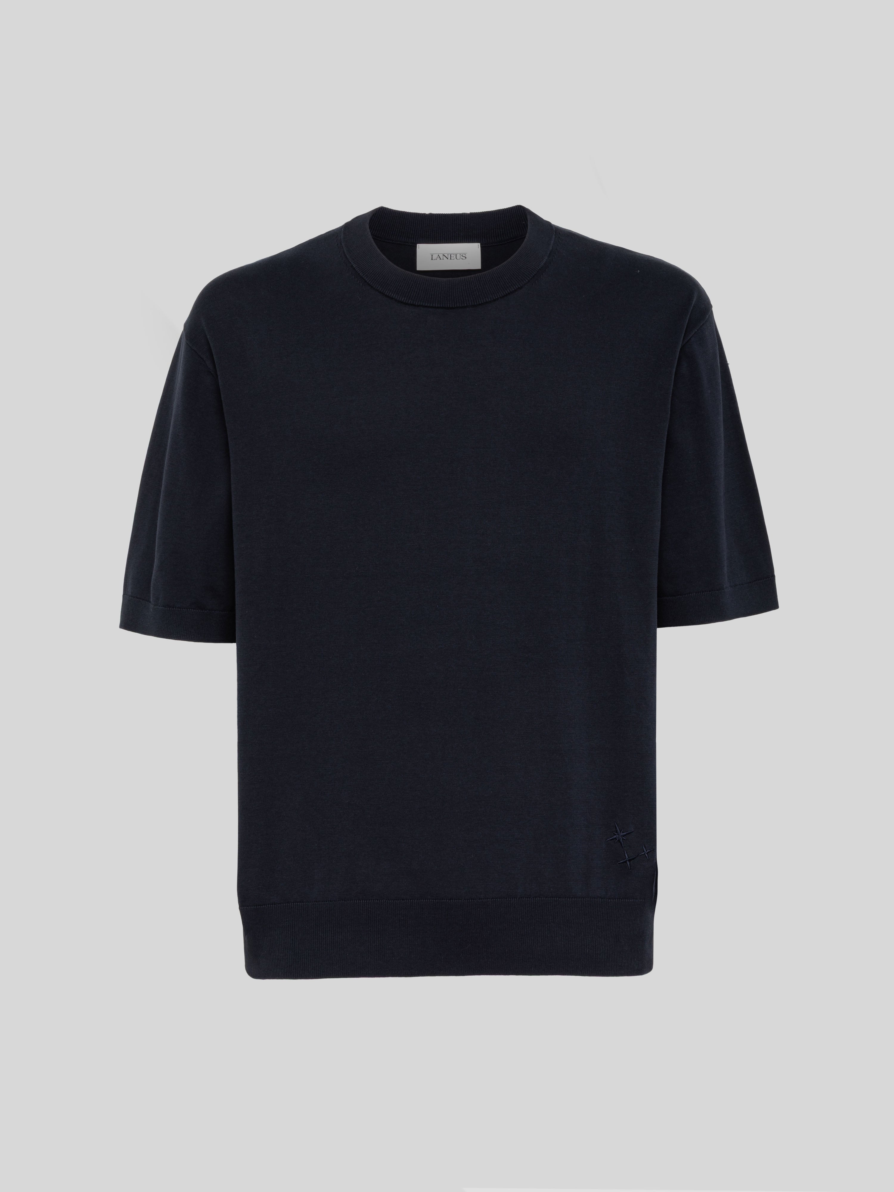 T-SHIRT GIROCOLLO IN COTONE