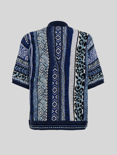 CAMICIA IN MAGLIA JACQUARD