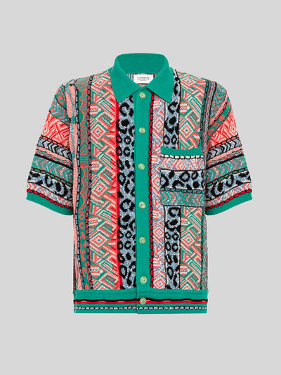 CAMICIA IN MAGLIA JACQUARD