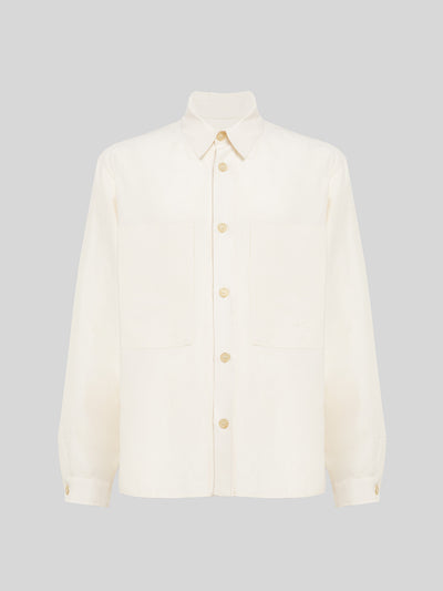 OVERSHIRT IN LINO E VISCOSA