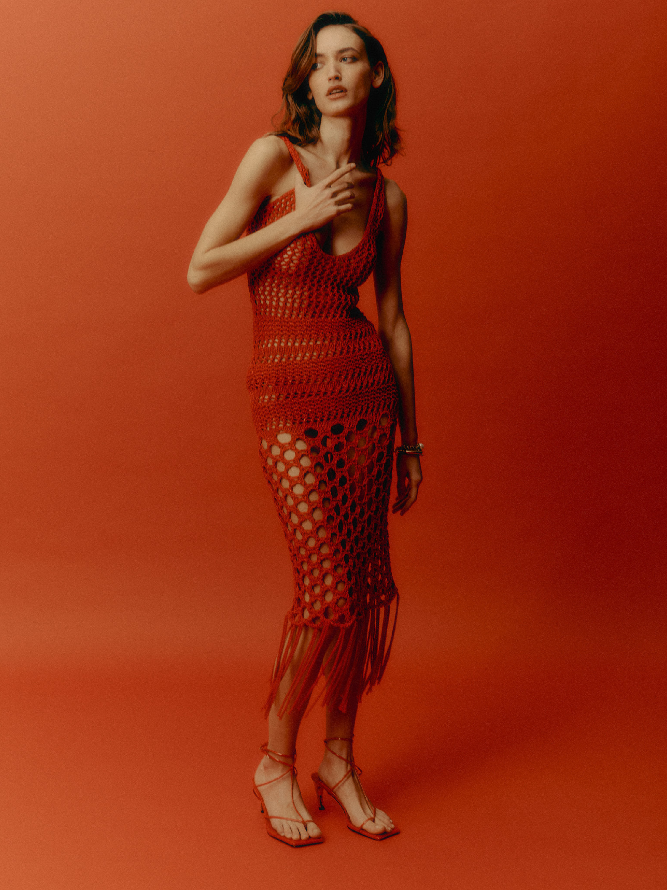 Knitted tank dress