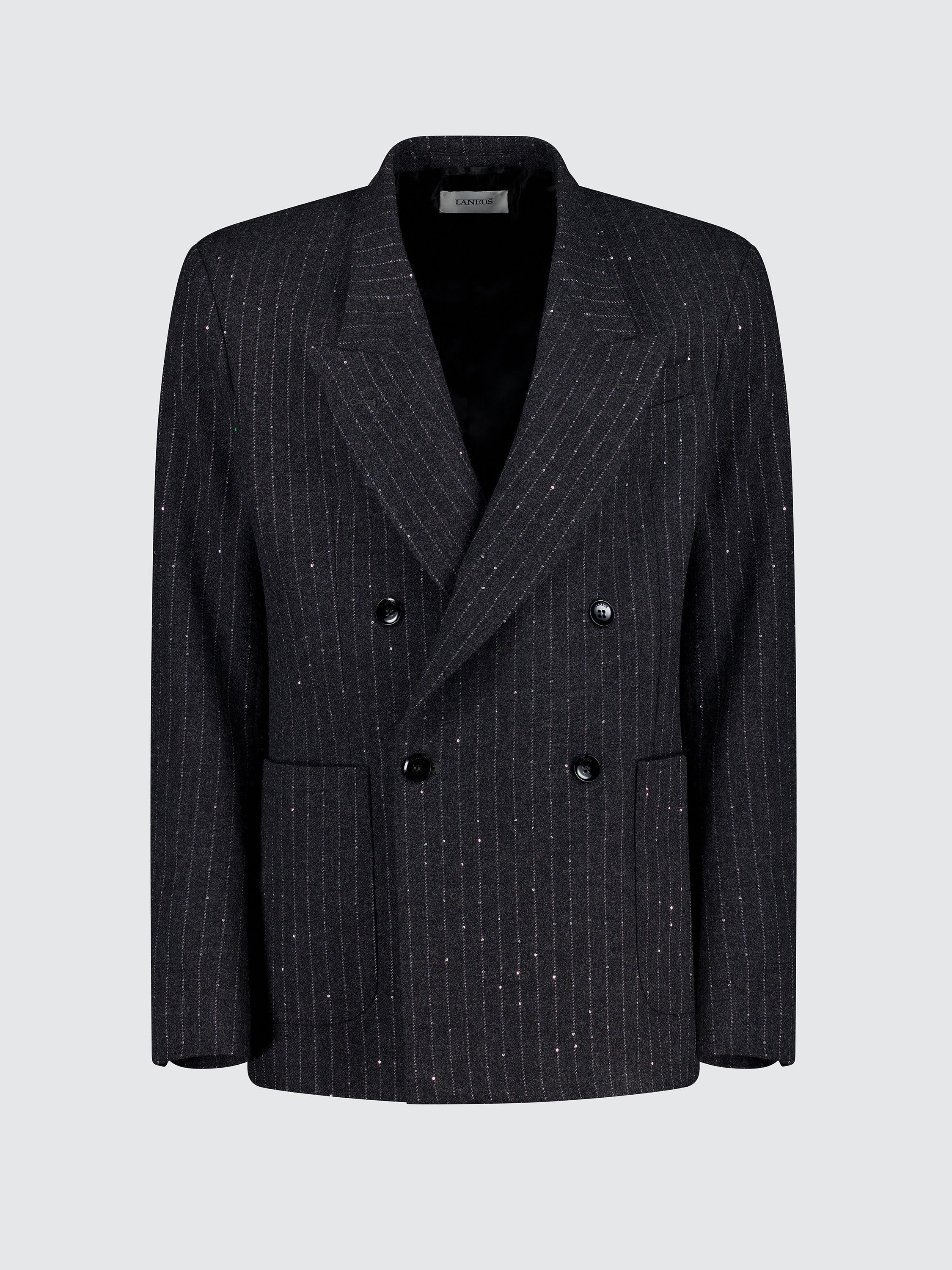 Double Breasted Pinstripe Jacket